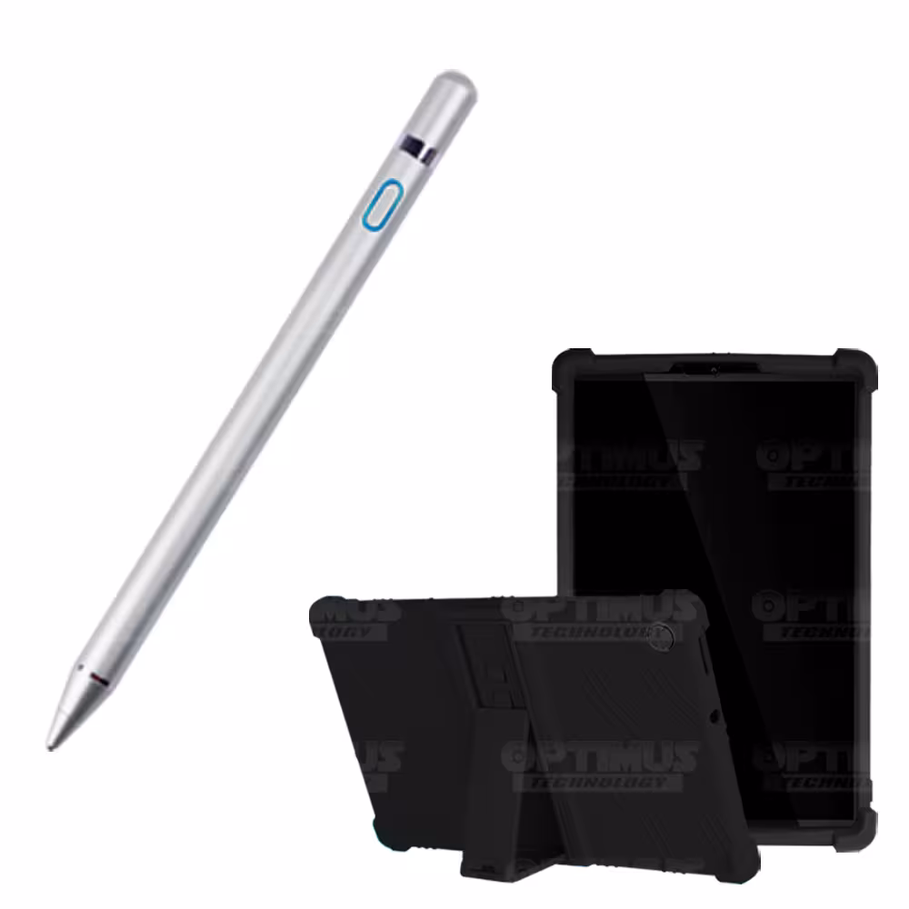 Combo Estuche Protector de goma antigolpes Y Lápiz Óptico Digital Stylus Pen para Tablet Lenovo Tab M10 HD TB-X306