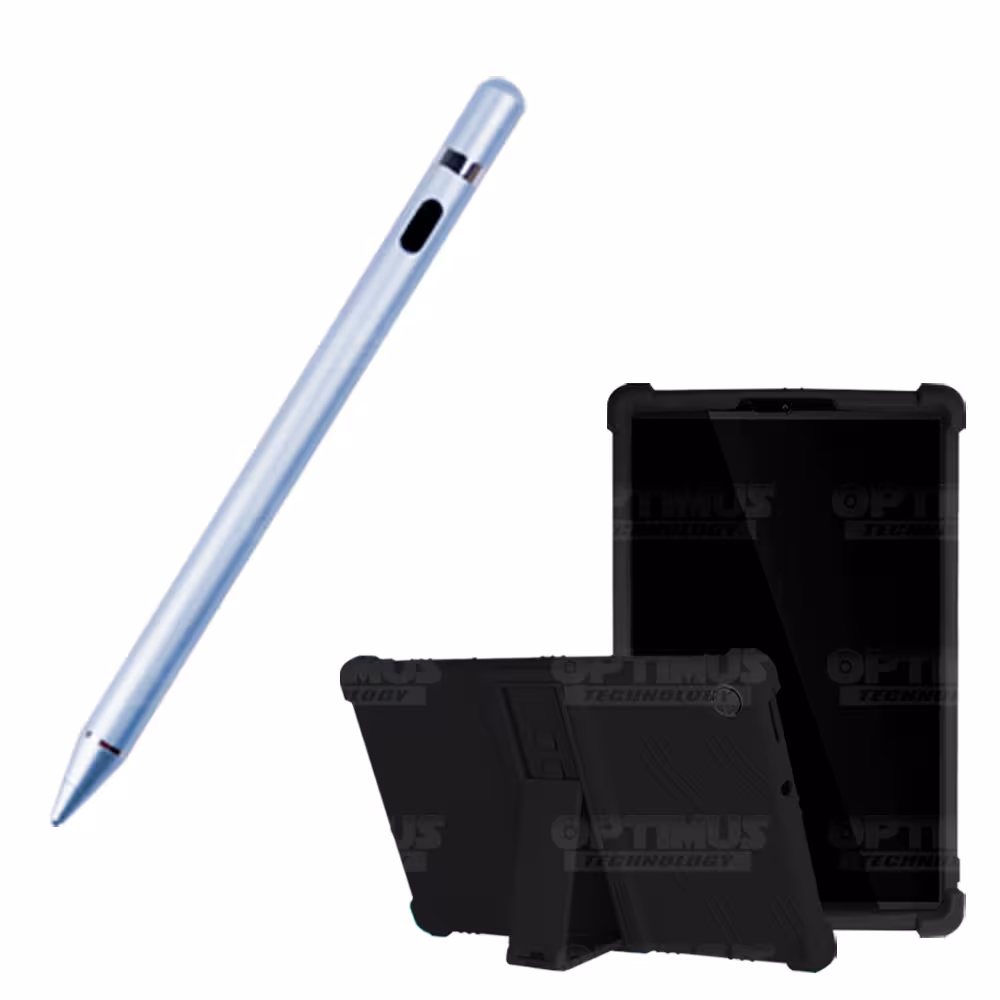 Combo Estuche Protector de goma antigolpes Y Lápiz Óptico Digital Stylus Pen para Tablet Lenovo Tab M10 HD TB-X306