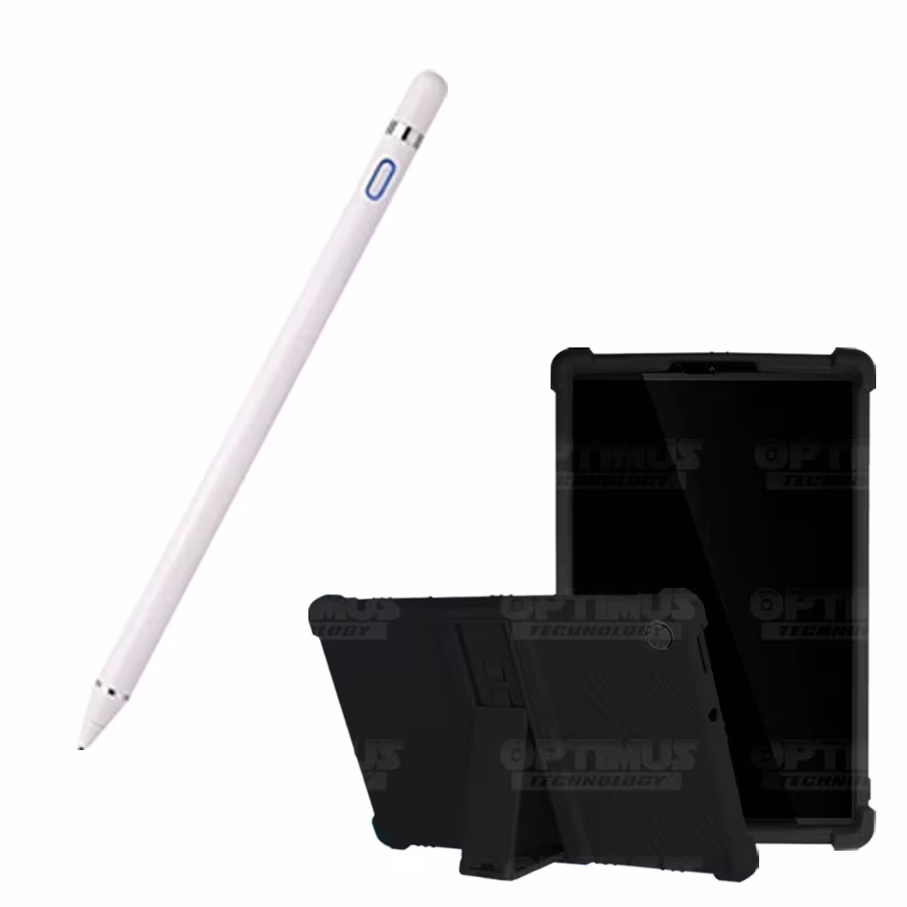 Combo Estuche Protector de goma antigolpes Y Lápiz Óptico Digital Stylus Pen para Tablet Lenovo Tab M10 HD TB-X306