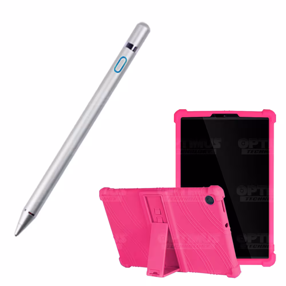Combo Estuche Protector de goma antigolpes Y Lápiz Óptico Digital Stylus Pen para Tablet Lenovo Tab M10 HD TB-X306