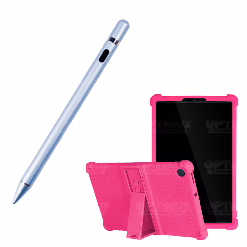 Combo Estuche Protector de goma antigolpes Y Lápiz Óptico Digital Stylus Pen para Tablet Lenovo Tab M10 HD TB-X306