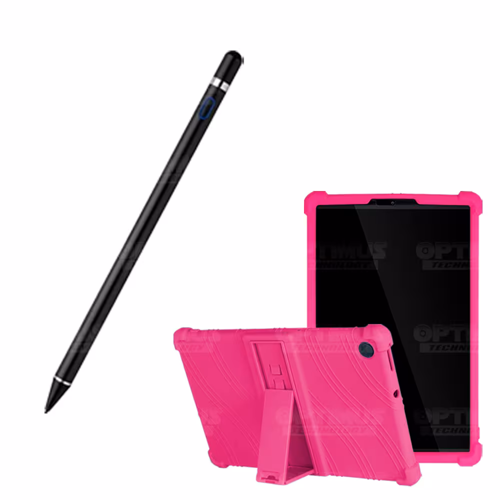 Combo Estuche Protector de goma antigolpes Y Lápiz Óptico Digital Stylus Pen para Tablet Lenovo Tab M10 HD TB-X306