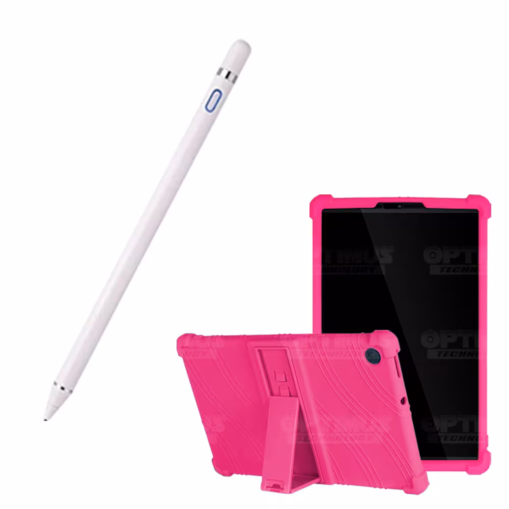Combo Estuche Protector de goma antigolpes Y Lápiz Óptico Digital Stylus Pen para Tablet Lenovo Tab M10 HD TB-X306