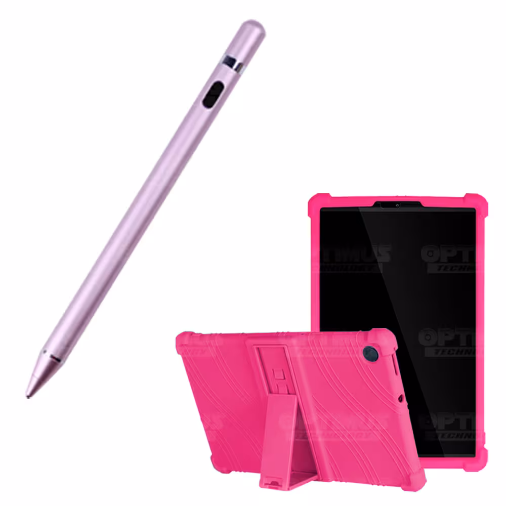Combo Estuche Protector de goma antigolpes Y Lápiz Óptico Digital Stylus Pen para Tablet Lenovo Tab M10 HD TB-X306