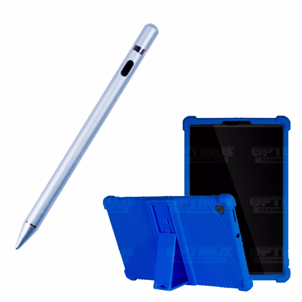 Combo Estuche Protector de goma antigolpes Y Lápiz Óptico Digital Stylus Pen para Tablet Lenovo Tab M10 HD TB-X306