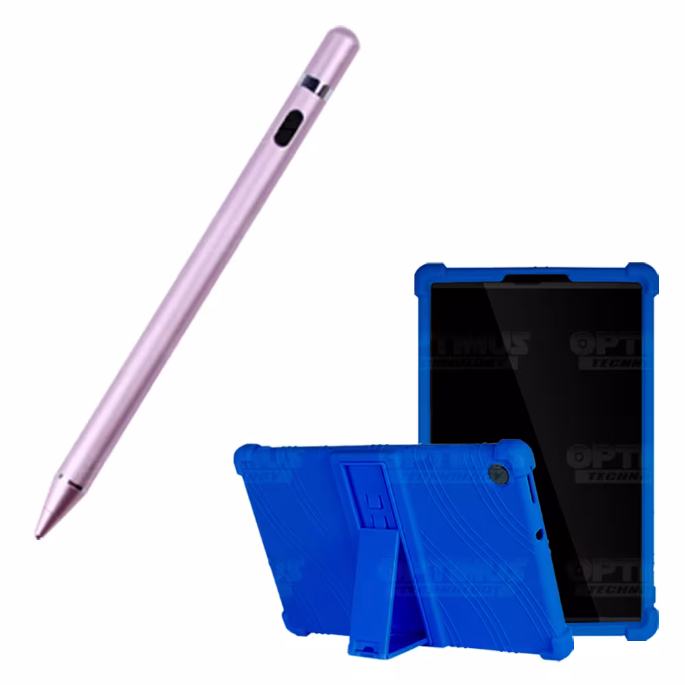 Combo Estuche Protector de goma antigolpes Y Lápiz Óptico Digital Stylus Pen para Tablet Lenovo Tab M10 HD TB-X306