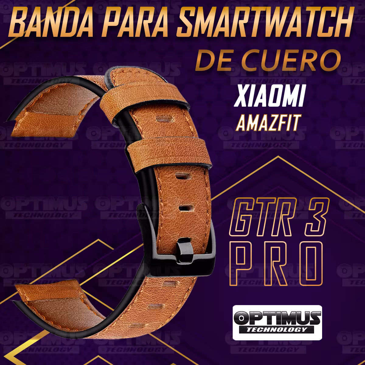 Pulso Manilla Correa De Cuero Smartwatch Watch para Xiaomi AmazFit GTR 3 PRO