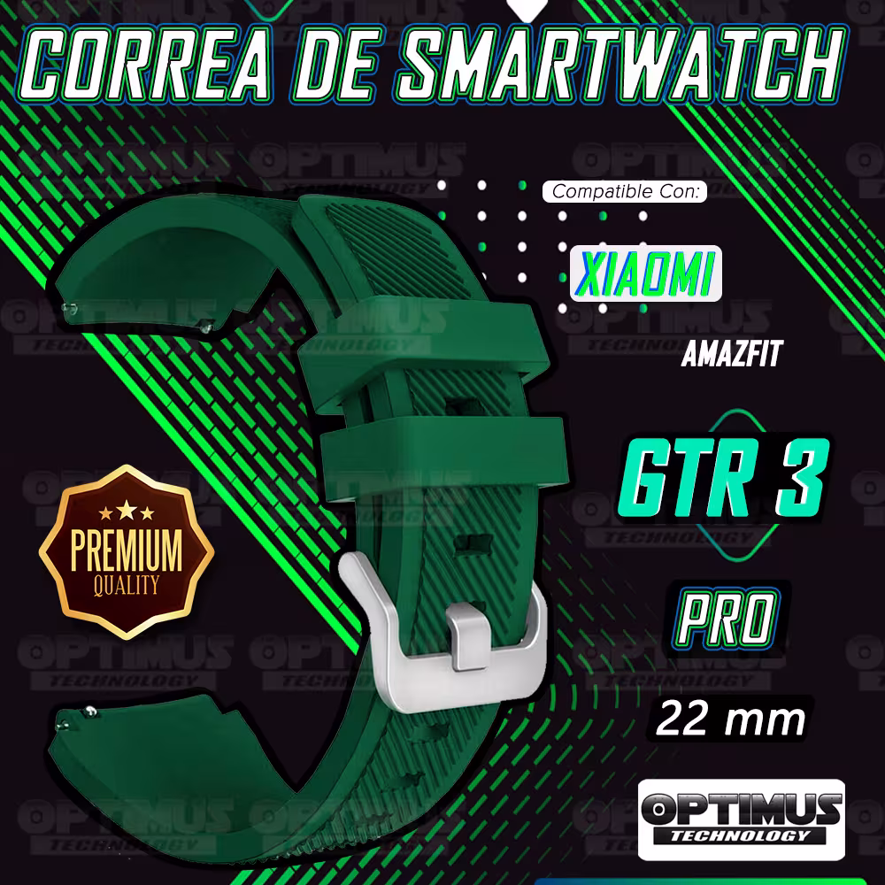 Correa Pulso Banda de Goma Rayada 22mm reloj Smartwatch para Xiaomi AmazFit GTR 3 PRO