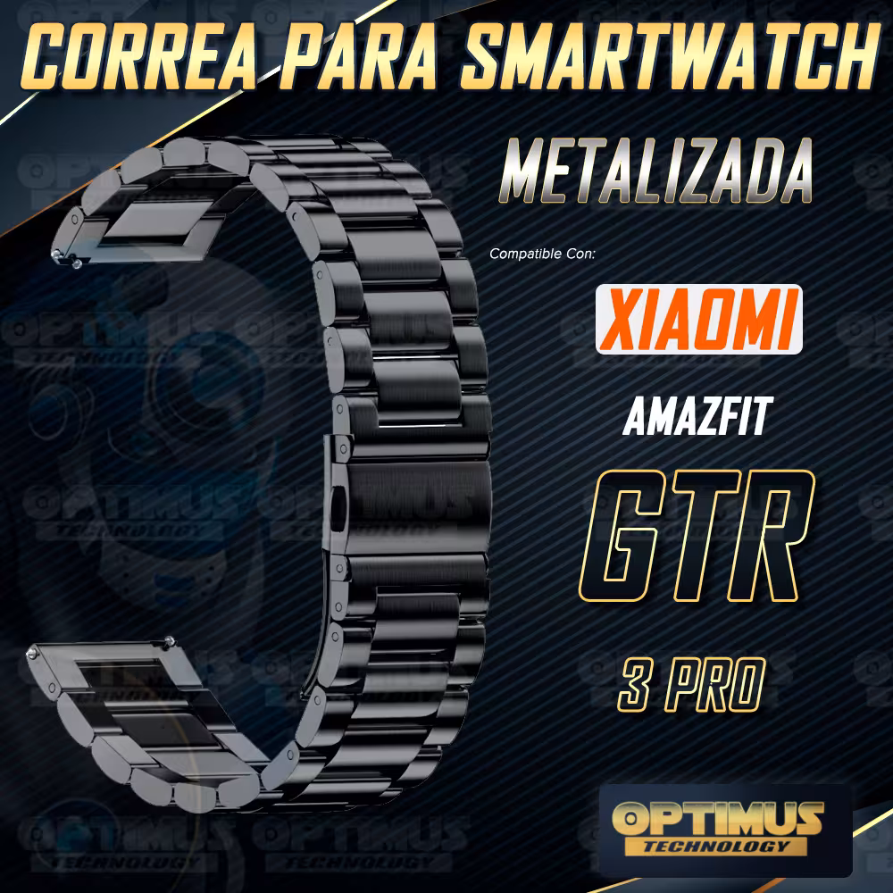 Correa Banda Reloj en Metal Magnética de 22mm Acero Inoxidable para Xiaomi Amazfit GTR 3 Pro