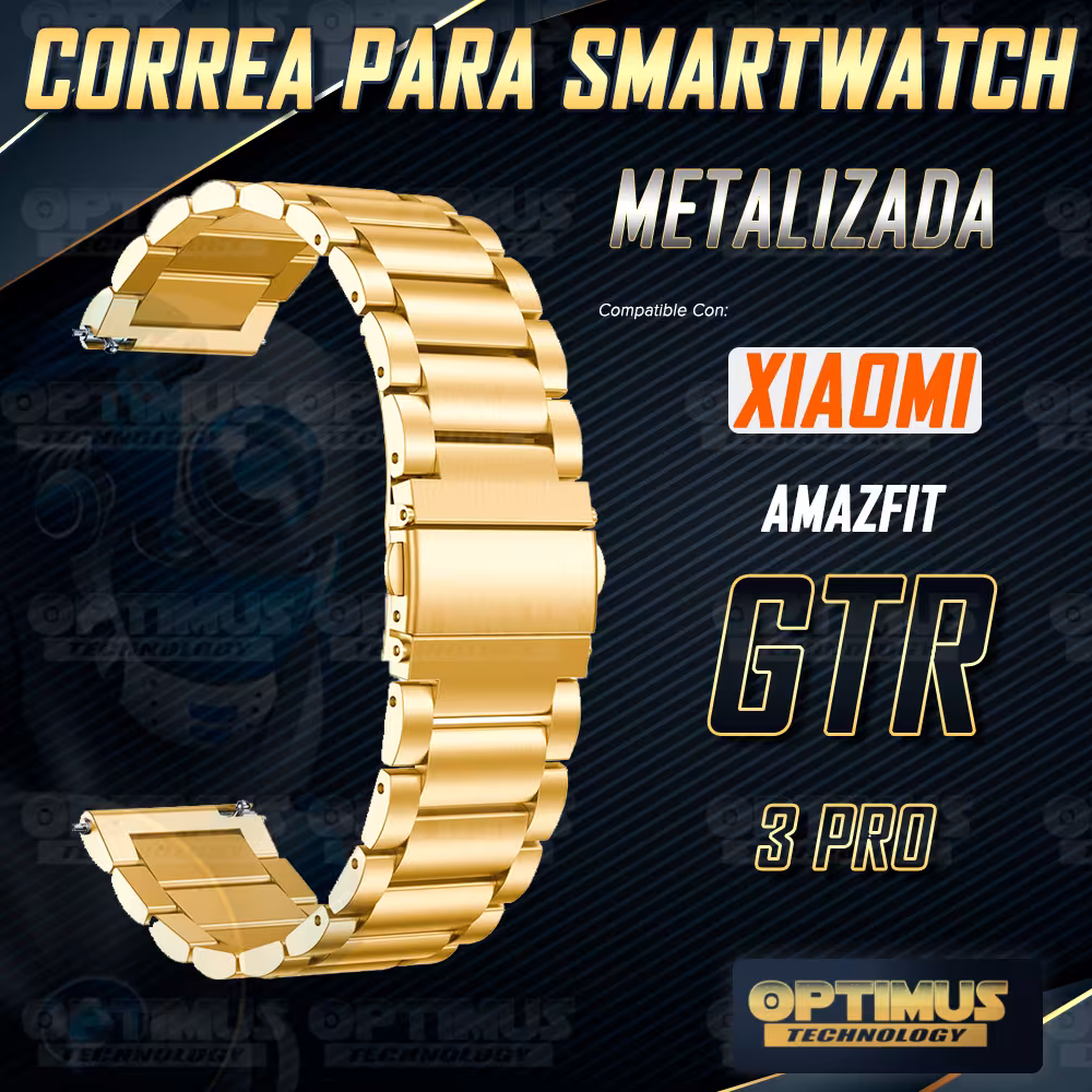 Correa Banda Reloj en Metal Magnética de 22mm Acero Inoxidable para Xiaomi Amazfit GTR 3 Pro