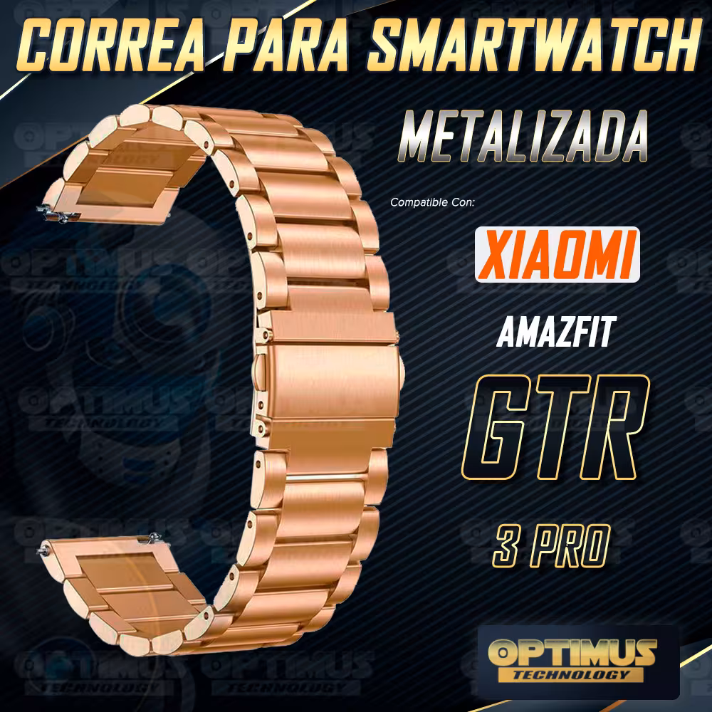 Correa Banda Reloj en Metal Magnética de 22mm Acero Inoxidable para Xiaomi Amazfit GTR 3 Pro