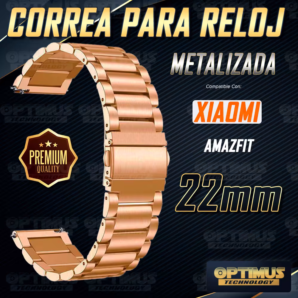 Correa Banda Reloj en Metal Magnética de 22mm Acero Inoxidable para Xiaomi Amazfit GTR 3 Pro