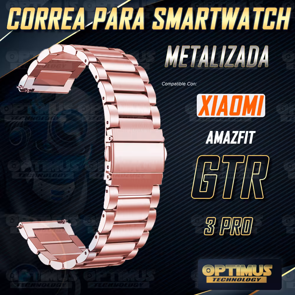 Correa Banda Reloj en Metal Magnética de 22mm Acero Inoxidable para Xiaomi Amazfit GTR 3 Pro