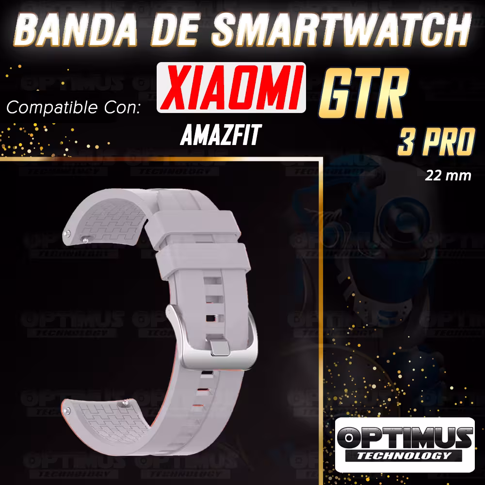 Correa Pulso de Goma 22mm para reloj Smartwatch XIAOMI AmazFit GTR 3 Pro