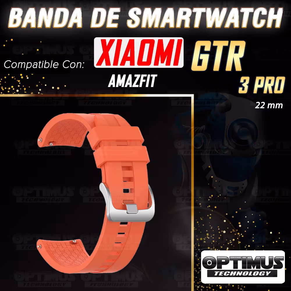Correa Pulso de Goma 22mm para reloj Smartwatch XIAOMI AmazFit GTR 3 Pro
