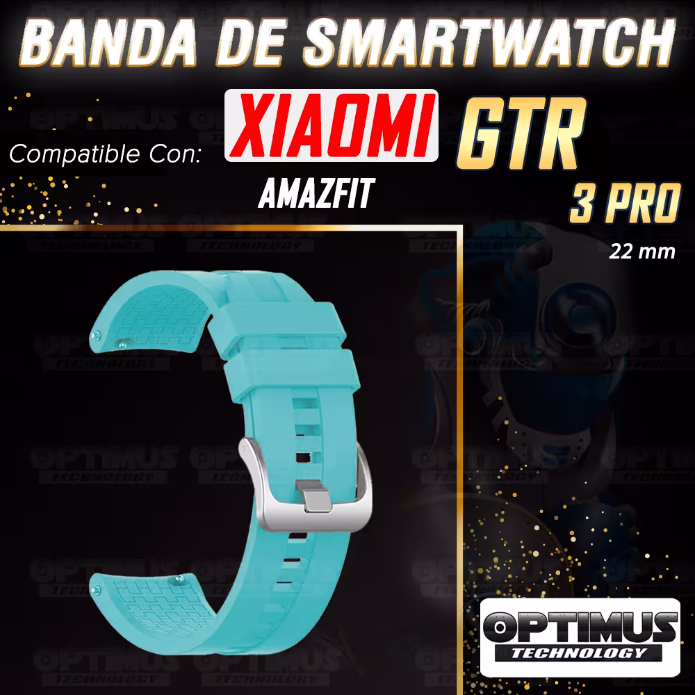 Correa Pulso de Goma 22mm para reloj Smartwatch XIAOMI AmazFit GTR 3 Pro