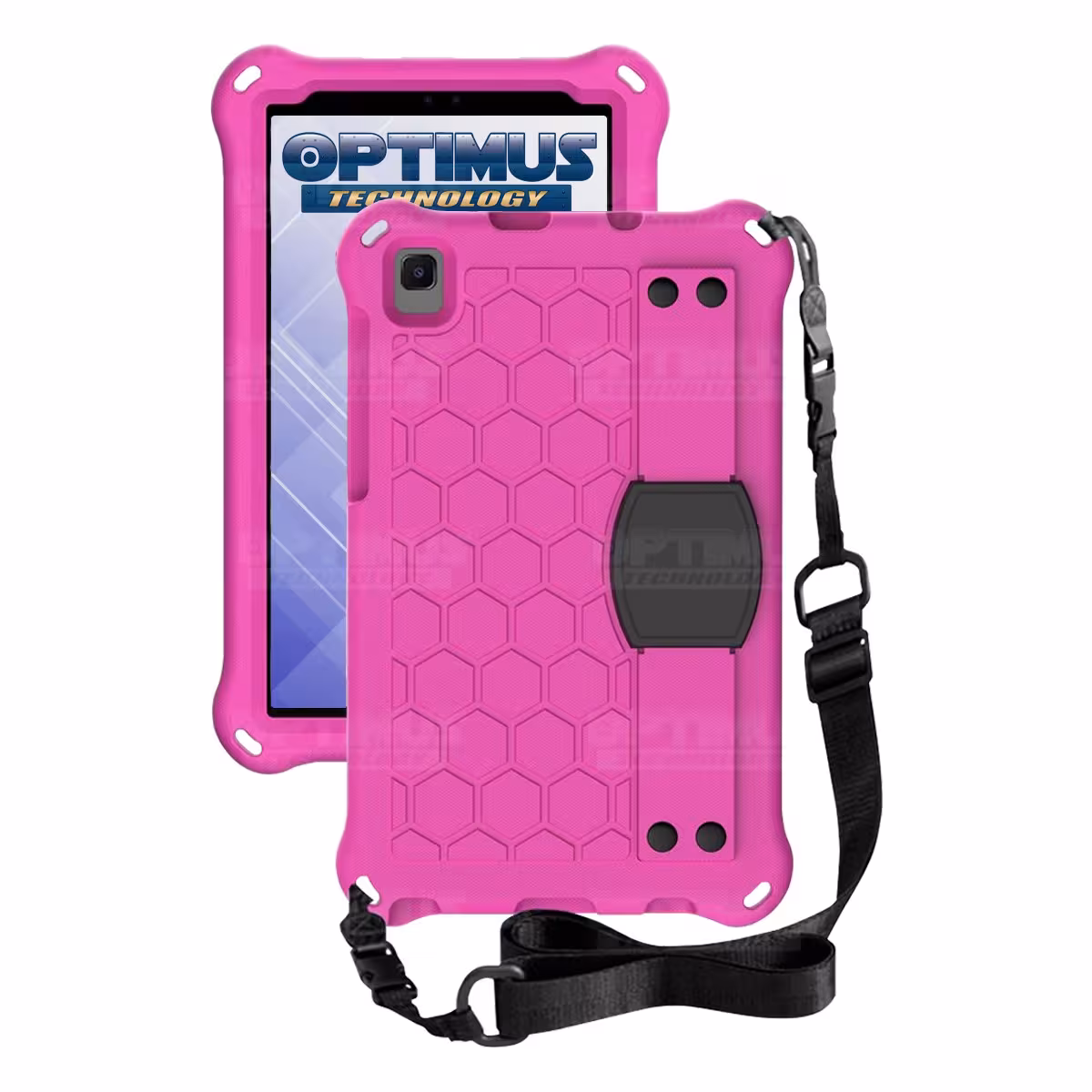 Kit Vidrio Cristal Templado Y Estuche Protector con Correa para Tablet Samsung Galaxy Tab A7 Lite 8.7 2021 T220 - T225