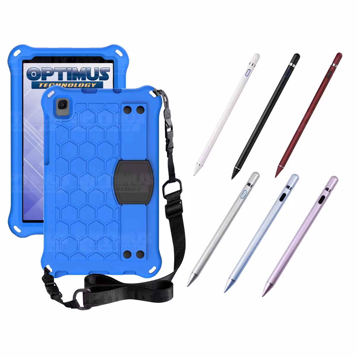 Kit Estuche Protector con Correa Y Lápiz Óptico Digital Stylus Pen para Tablet Samsung Galaxy Tab A7 Lite 8.7 2021 T220 - T225