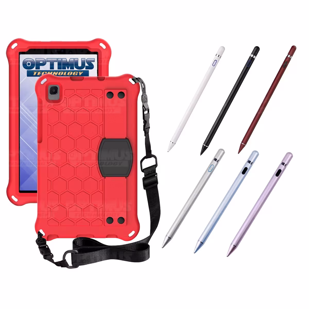 Kit Estuche Protector con Correa Y Lápiz Óptico Digital Stylus Pen para Tablet Samsung Galaxy Tab A7 Lite 8.7 2021 T220 - T225