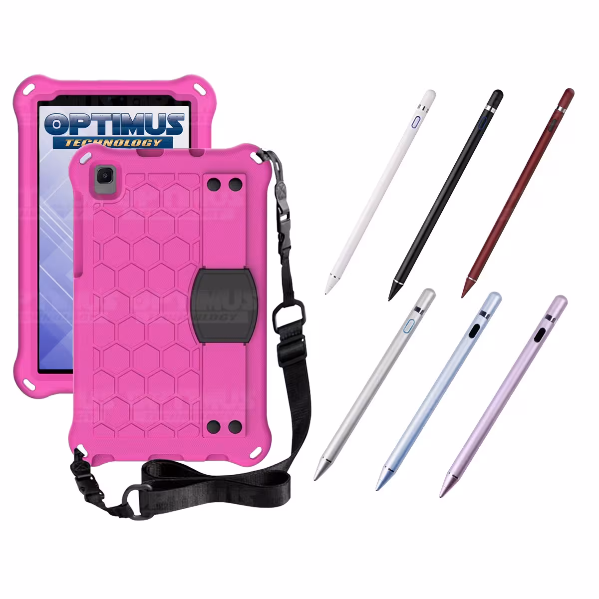 Kit Estuche Protector con Correa Y Lápiz Óptico Digital Stylus Pen para Tablet Samsung Galaxy Tab A7 Lite 8.7 2021 T220 - T225