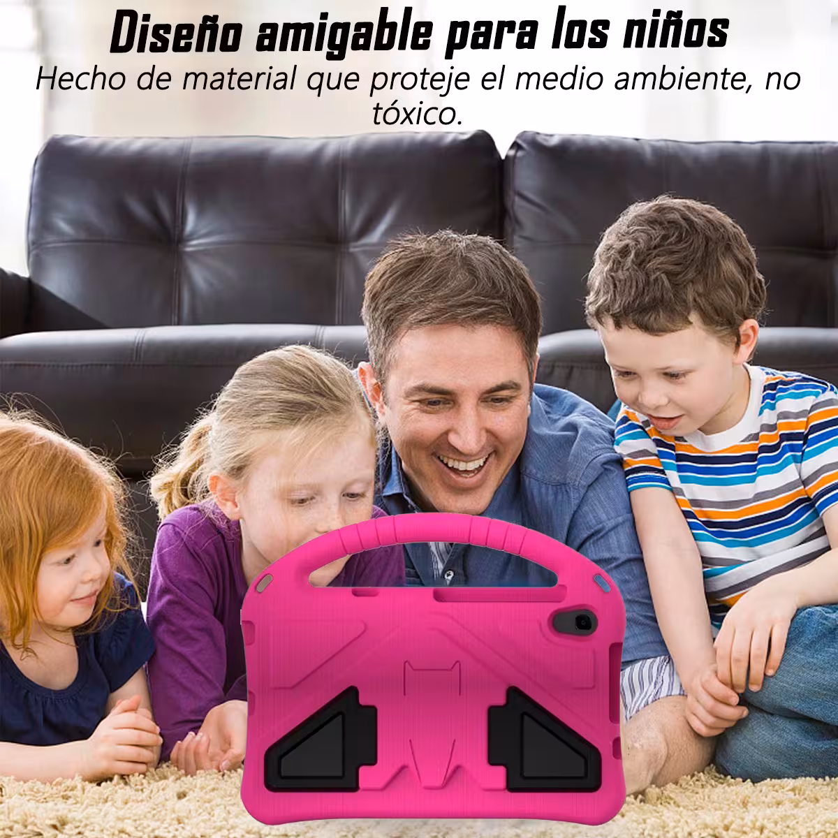 Kit Vidrio Templado Y Estuche Protector con Correa Riata Antigolpes Con Soporte Tablet Compatible para Lenovo Tab M8 X8505f