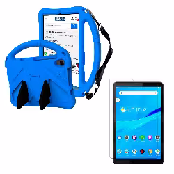 Kit Vidrio Templado Y Estuche Protector con Correa Riata Antigolpes Con Soporte Tablet Compatible para Lenovo Tab M8 X8505f