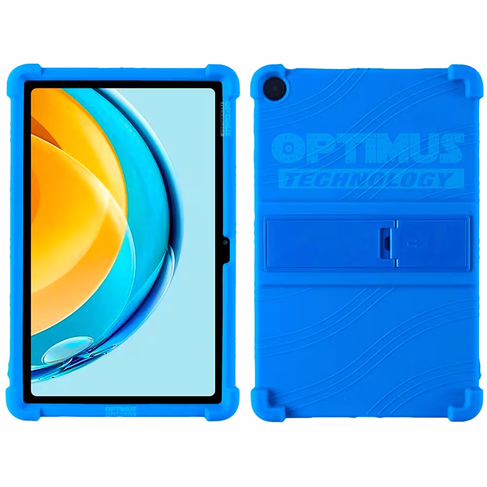 Estuche Case protector de goma Tablet Lenovo M10 Plus 3era Gen 10.6 2022 TB-125FU / TB-128F Anti golpes con soporte
