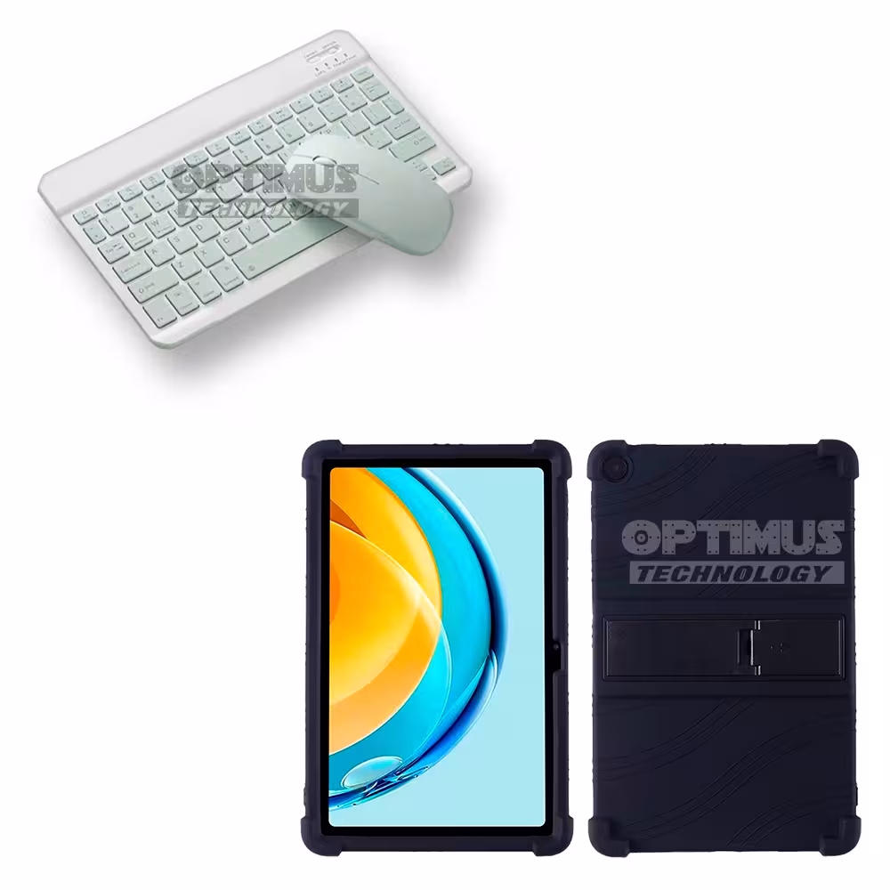 Kit Forro Protector Antigolpes + Teclado y Mouse Bluetooth para Tablet Lenovo Tab M10 Plus 3era Gen 10.6 2022 TB-125FU