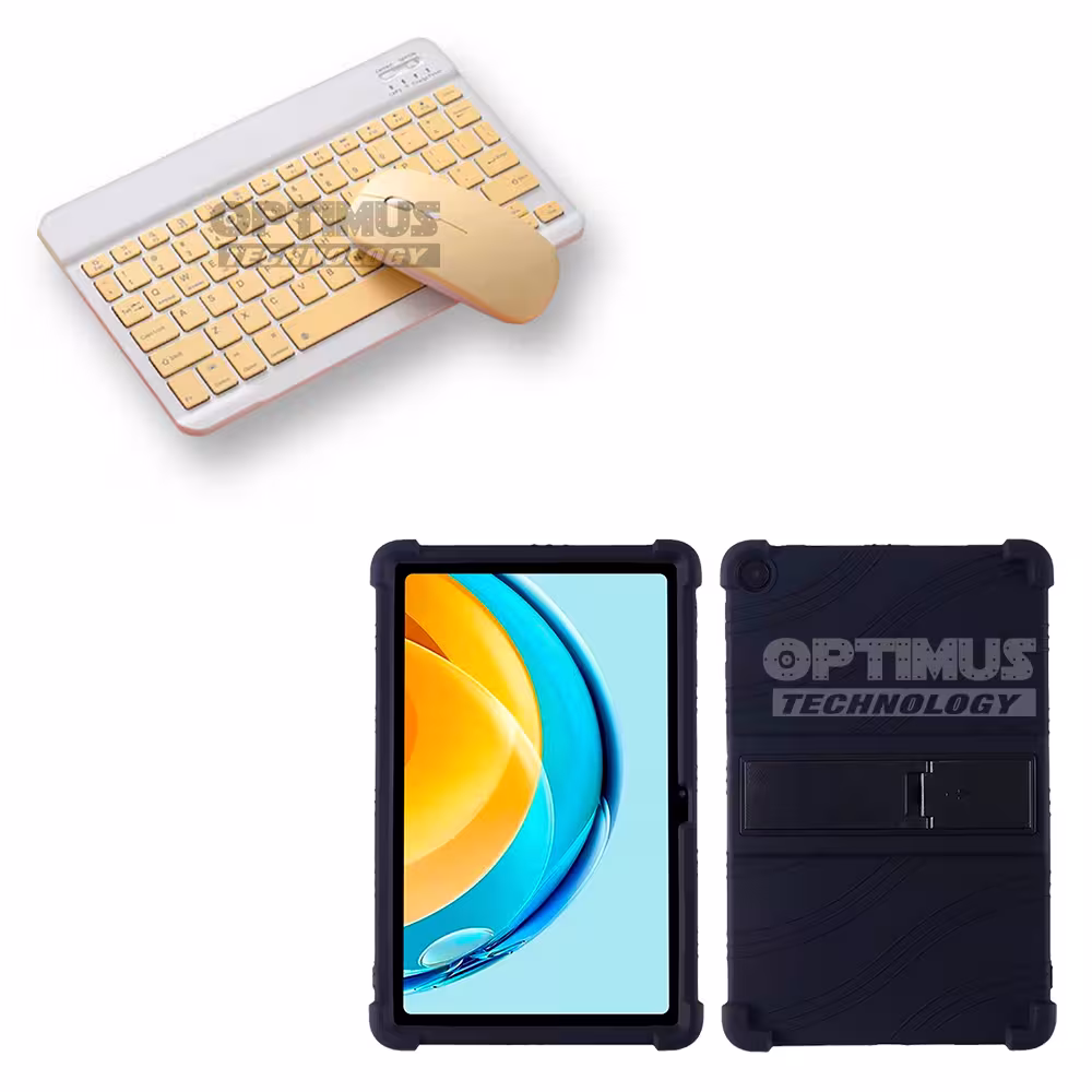 Kit Forro Protector Antigolpes + Teclado y Mouse Bluetooth para Tablet Lenovo Tab M10 Plus 3era Gen 10.6 2022 TB-125FU