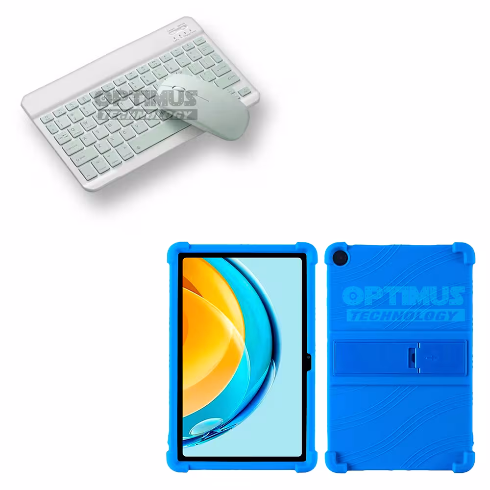 Kit Forro Protector Antigolpes + Teclado y Mouse Bluetooth para Tablet Lenovo Tab M10 Plus 3era Gen 10.6 2022 TB-125FU