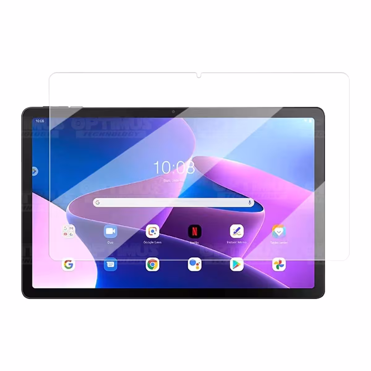 Combo Vidrio Templado + Estuche Protector Goma + Lápiz Digital Para Tablet Lenovo M10 3rth Gen (TB125FU) 10.6 2022