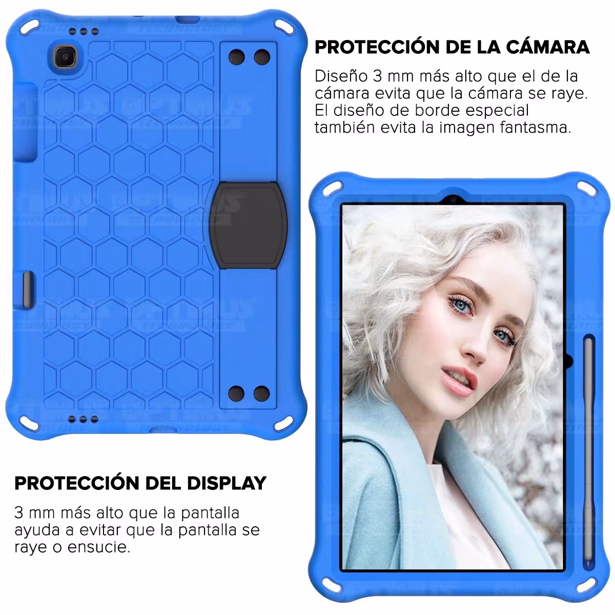 Kit Vidrio templado + Case Protector con correa + Teclado Touchpad Bluetooth Tablet Lenovo M10 HD TB-X306