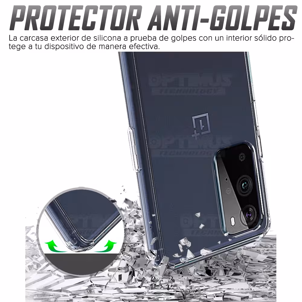 Kit Vidrio UV templado y Estuche Case Protector Oneplus 9 Pro
