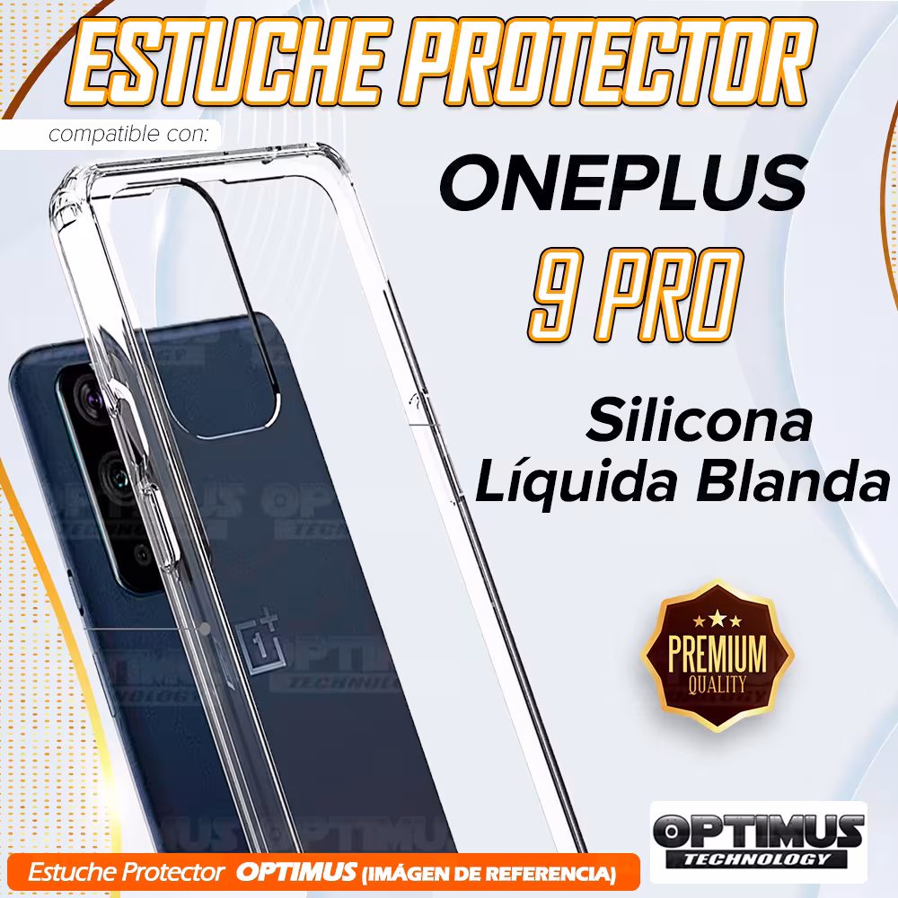 Kit Vidrio UV templado y Estuche Case Protector Oneplus 9 Pro