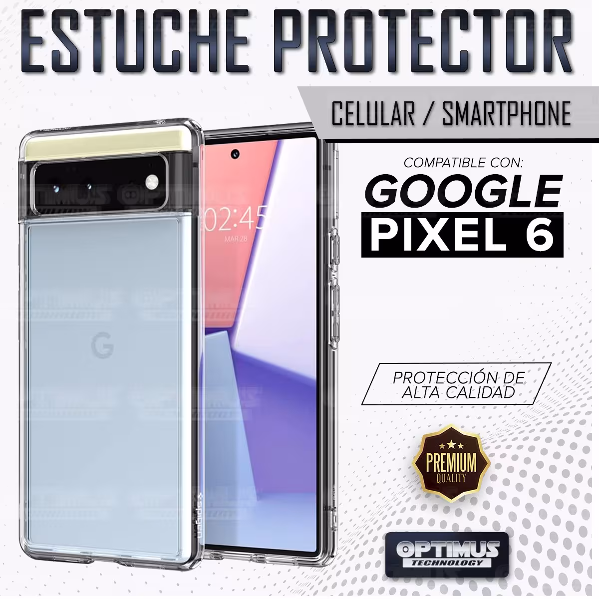Estuche Case Forro Carcasa Protectora Delgada y suave para Celular Smartphone Google Pixel 6