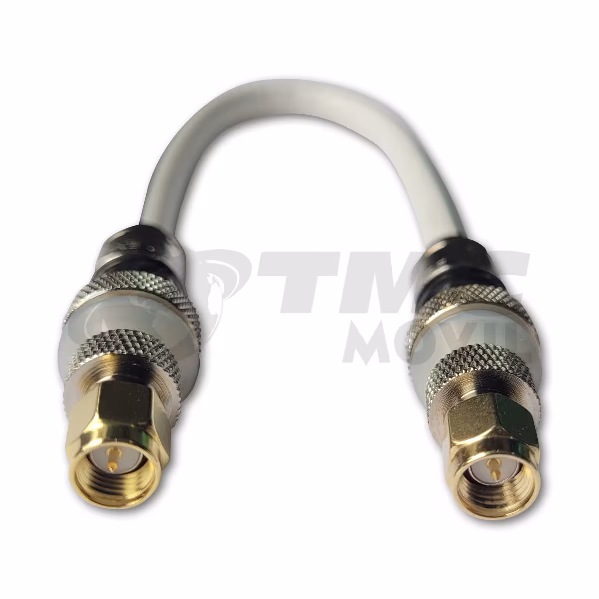 TMC MÓVIL Conector PIGTAIL SMA Macho a SMA Macho ( x2 SMA Male ) Cable RG-6 27,5cm Ultra Baja Perdida