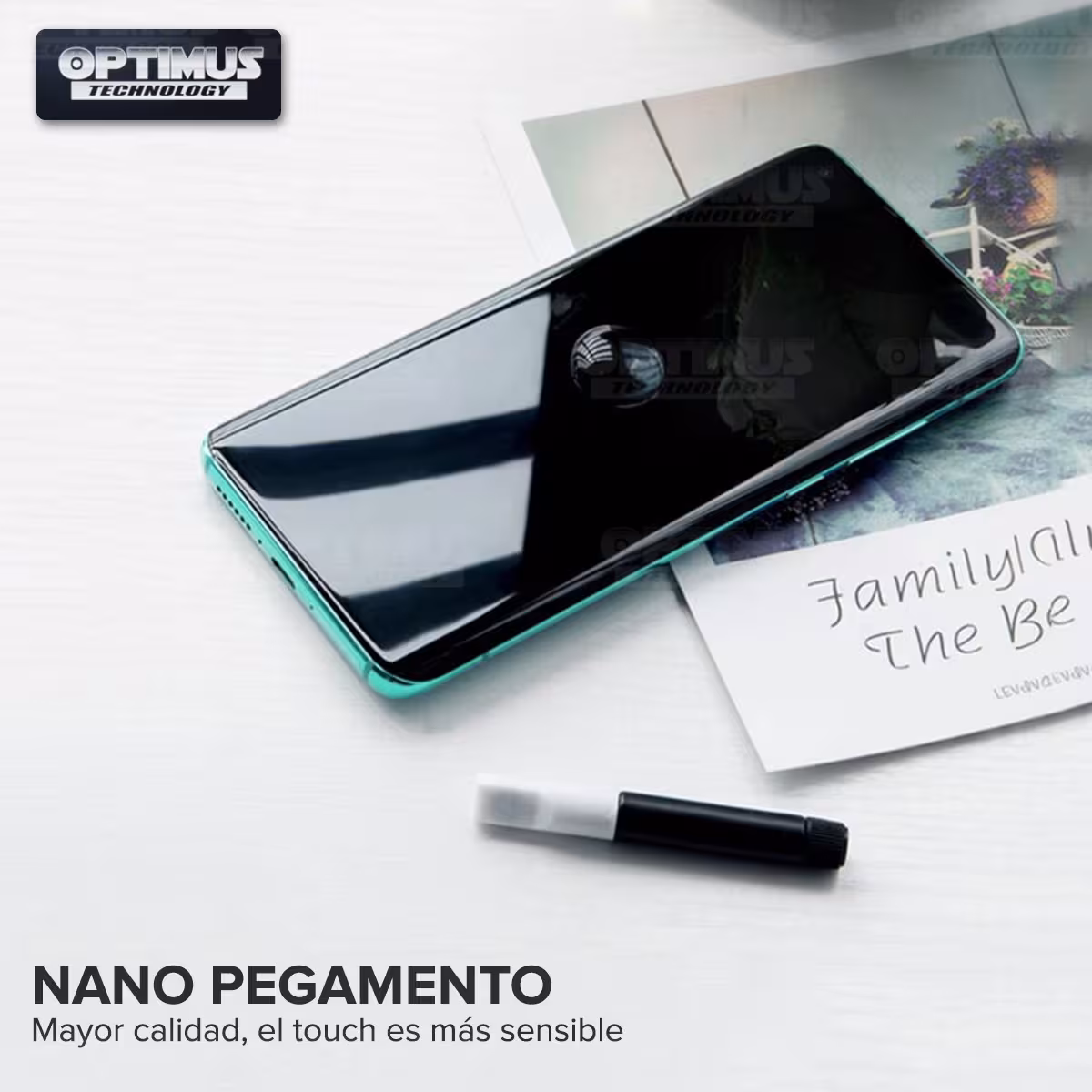 Vidrio templado Protector UV Dispersión Liquida para Celular Smartphone Oneplus 8