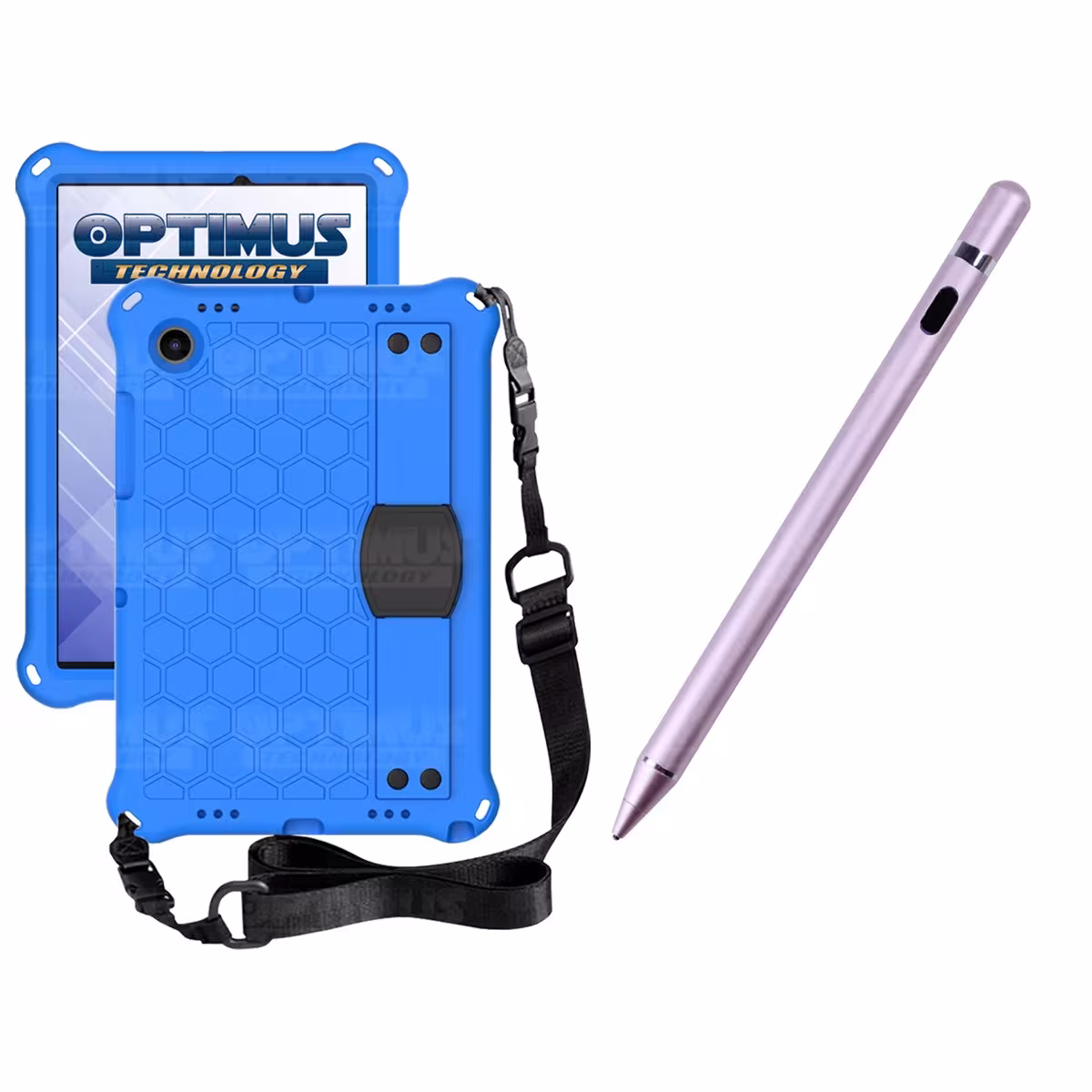Kit Estuche Protector con Correa Y Lápiz Digital Stylus Pen para Tablet Samsung Galaxy Tab A8 10.5 2021 - 2022 SM-x200