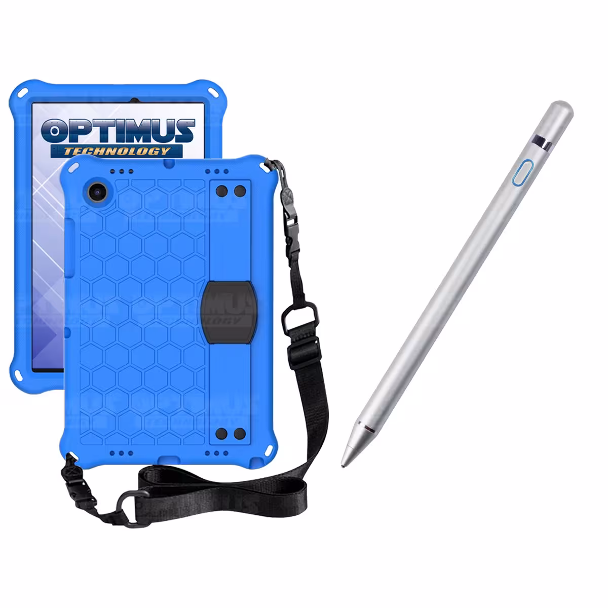 Kit Estuche Protector con Correa Y Lápiz Digital Stylus Pen para Tablet Samsung Galaxy Tab A8 10.5 2021 - 2022 SM-x200
