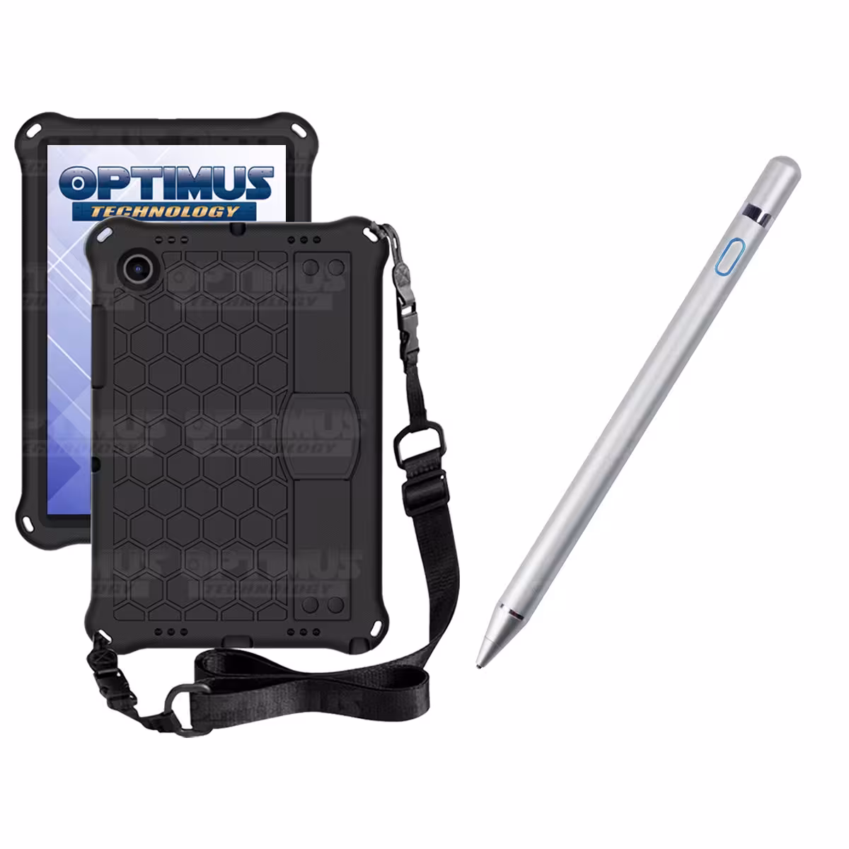 Kit Estuche Protector con Correa Y Lápiz Digital Stylus Pen para Tablet Samsung Galaxy Tab A8 10.5 2021 - 2022 SM-x200