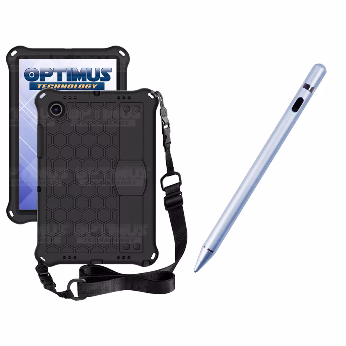 Kit Estuche Protector con Correa Y Lápiz Digital Stylus Pen para Tablet Samsung Galaxy Tab A8 10.5 2021 - 2022 SM-x200