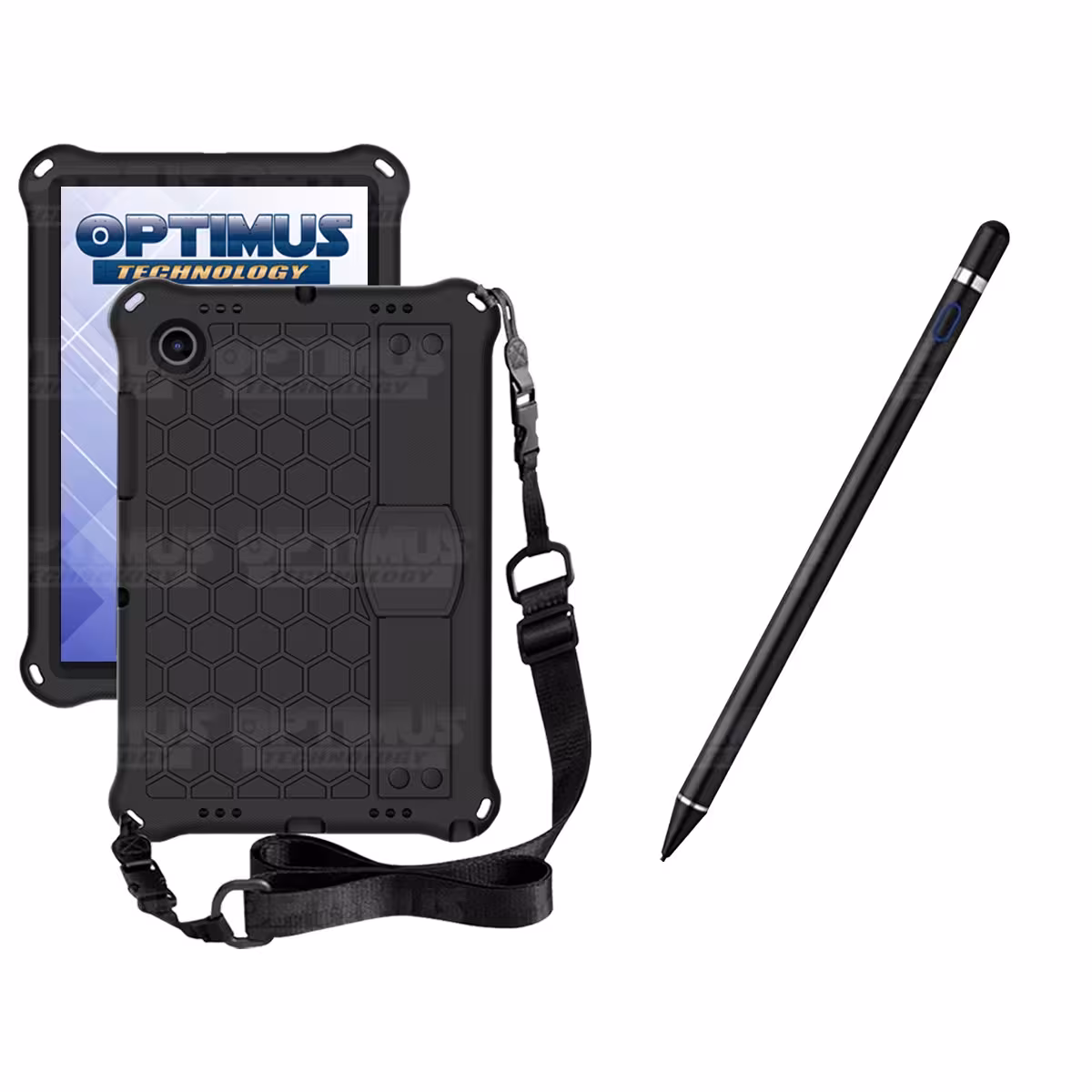 Kit Estuche Protector con Correa Y Lápiz Digital Stylus Pen para Tablet Samsung Galaxy Tab A8 10.5 2021 - 2022 SM-x200