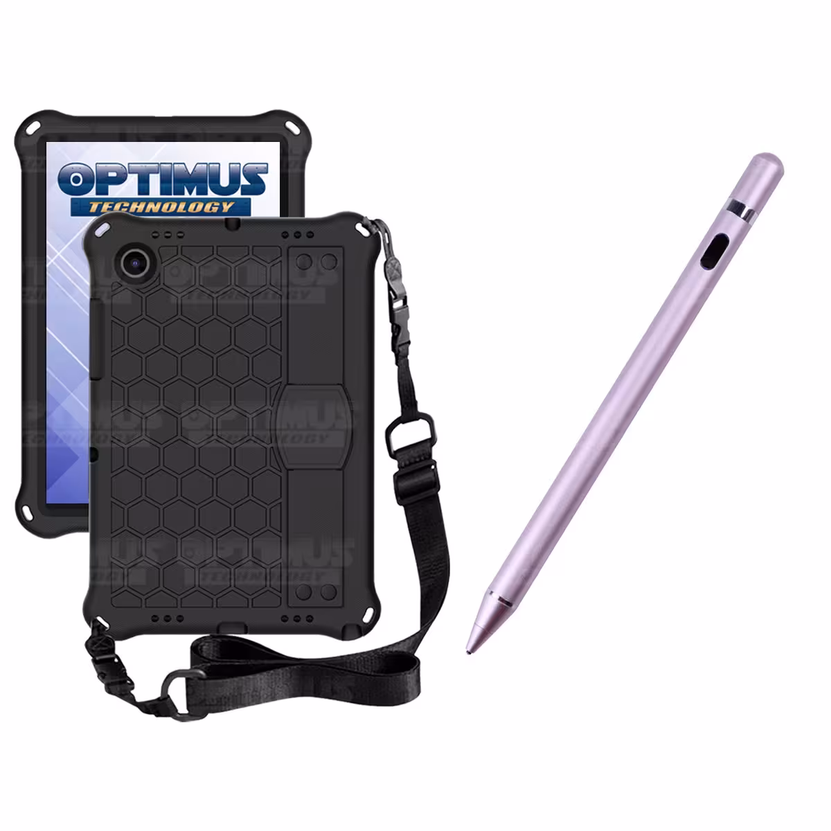 Kit Estuche Protector con Correa Y Lápiz Digital Stylus Pen para Tablet Samsung Galaxy Tab A8 10.5 2021 - 2022 SM-x200