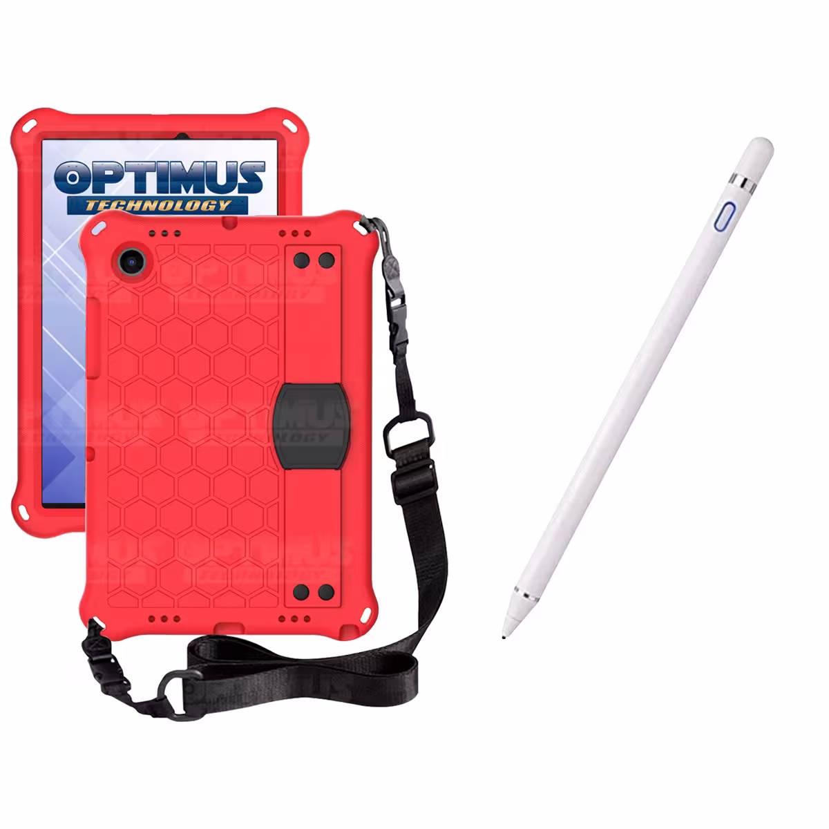 Kit Estuche Protector con Correa Y Lápiz Digital Stylus Pen para Tablet Samsung Galaxy Tab A8 10.5 2021 - 2022 SM-x200
