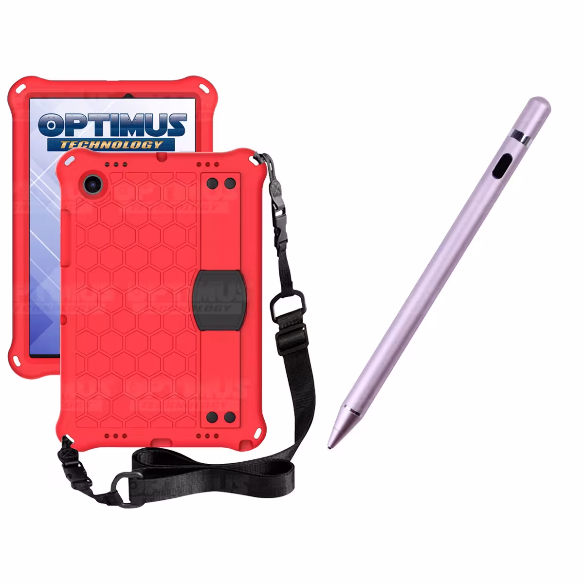Kit Estuche Protector con Correa Y Lápiz Digital Stylus Pen para Tablet Samsung Galaxy Tab A8 10.5 2021 - 2022 SM-x200