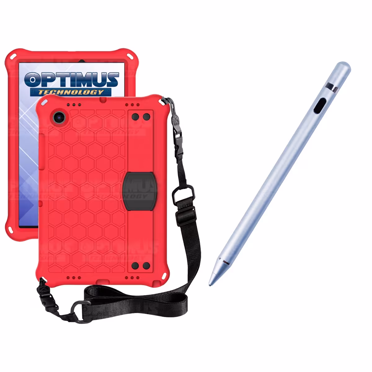 Kit Estuche Protector con Correa Y Lápiz Digital Stylus Pen para Tablet Samsung Galaxy Tab A8 10.5 2021 - 2022 SM-x200