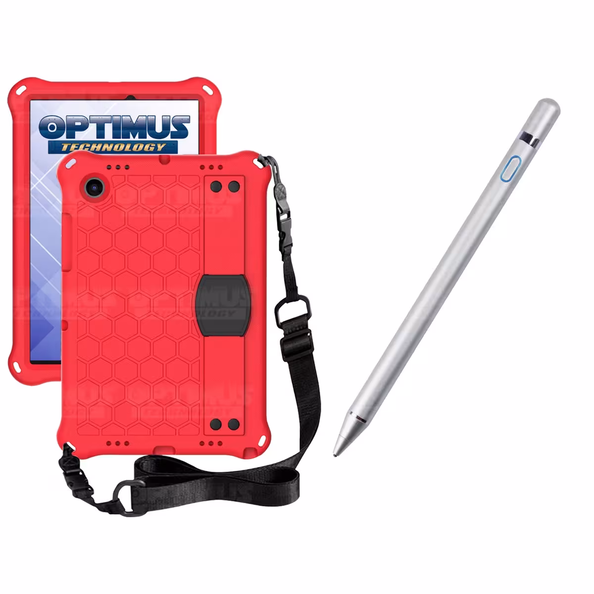 Kit Estuche Protector con Correa Y Lápiz Digital Stylus Pen para Tablet Samsung Galaxy Tab A8 10.5 2021 - 2022 SM-x200