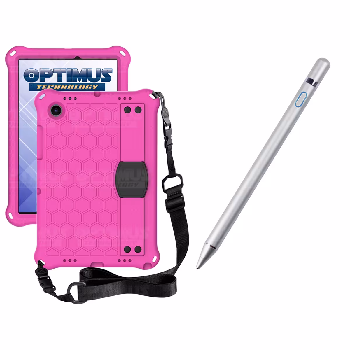 Kit Estuche Protector con Correa Y Lápiz Digital Stylus Pen para Tablet Samsung Galaxy Tab A8 10.5 2021 - 2022 SM-x200