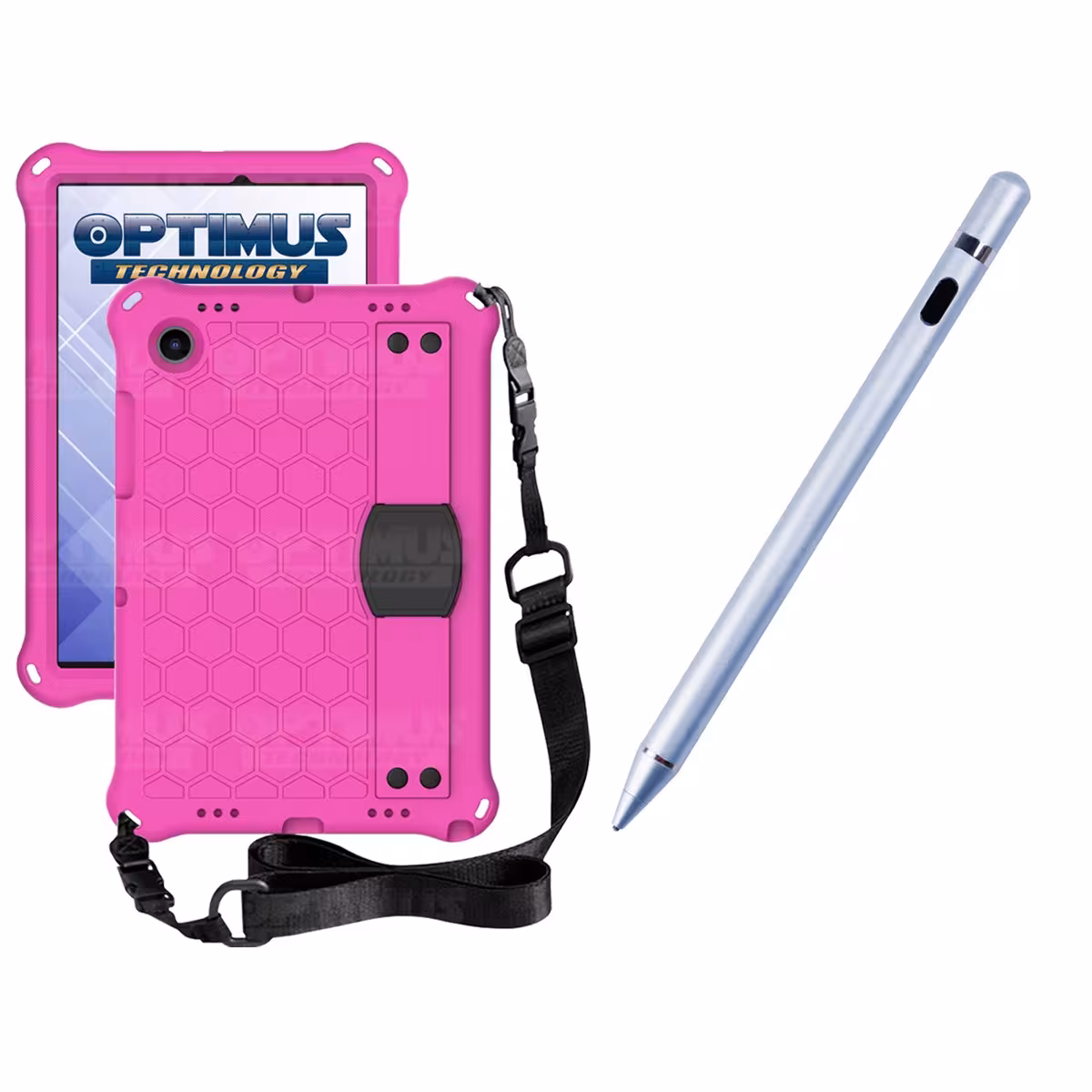 Kit Estuche Protector con Correa Y Lápiz Digital Stylus Pen para Tablet Samsung Galaxy Tab A8 10.5 2021 - 2022 SM-x200