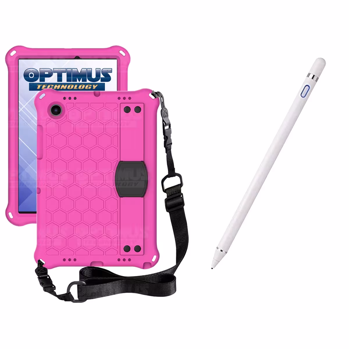 Kit Estuche Protector con Correa Y Lápiz Digital Stylus Pen para Tablet Samsung Galaxy Tab A8 10.5 2021 - 2022 SM-x200